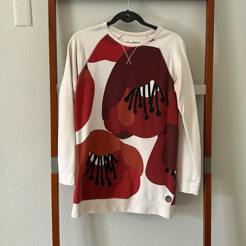 Burton Poppy Flower Sweatshirt